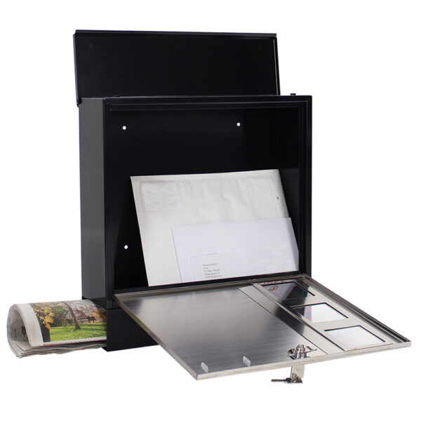 Rottner Briefkasten Design Mailbox schwarz