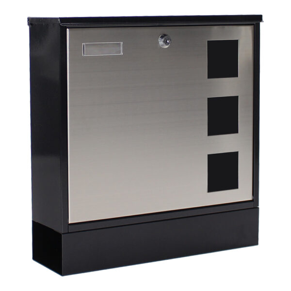 Rottner Briefkasten Design Mailbox schwarz