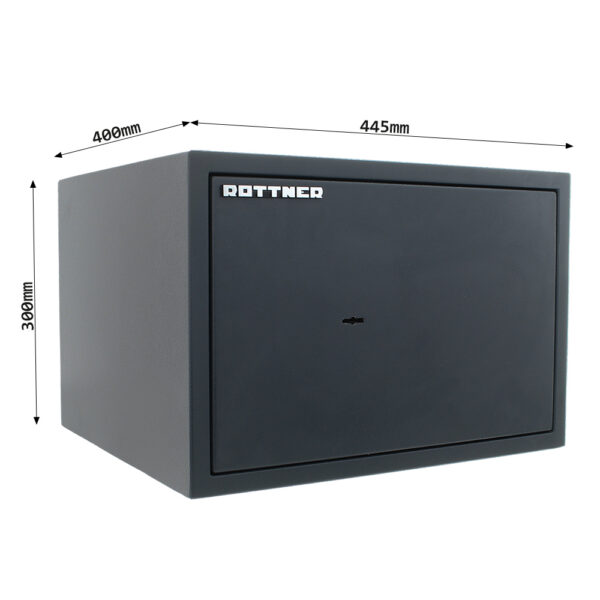 Rottner Möbeltresor S2 PowerSafe 300 Doppelbartschloss anthrazit