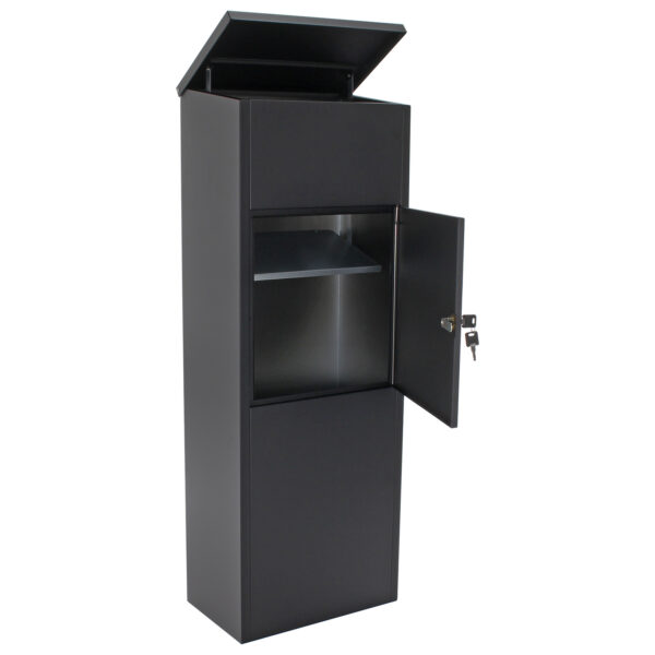 Rottner Stand Paketbriefkasten Parcel Keeper 1000 schwarz